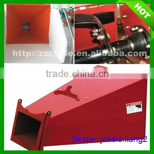 Hydraulic feeding industrial wood shredder chipper tractor wood chipper for sale