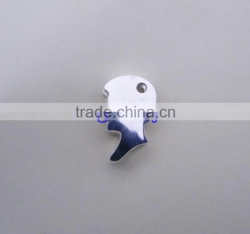 letter die cut metal key chain, custom car logo keyring