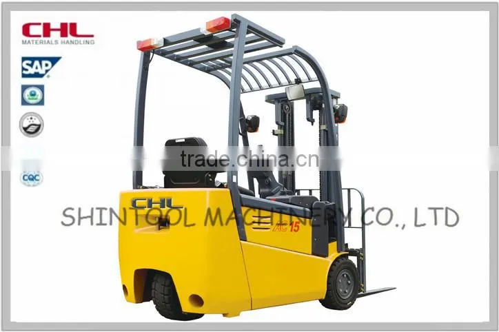 2014 CHL New 1.5 ton Mini Forklift Narrow Aisle Electric Forklift For Narrow Road Warehouse