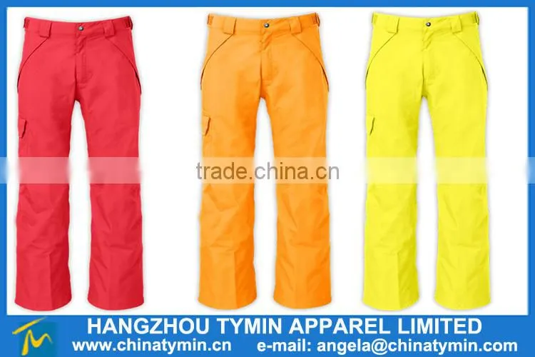 men new design customized waterproof ski pants