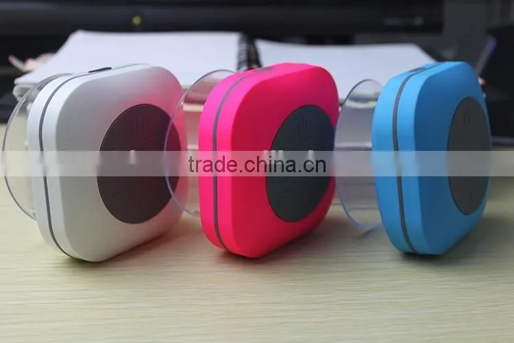 2015 new IPX4 ROHS shower bluetooth speaker waterproof