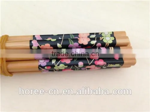 22.5 CM long SGS certified safe food grade bamboo wooden tableware chopsticks