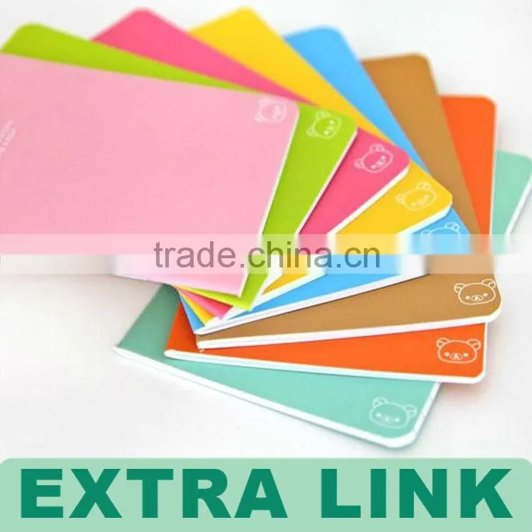 2014 Recycled Cartoon Paper Notebook Printing With High Quality And Fast Delivery