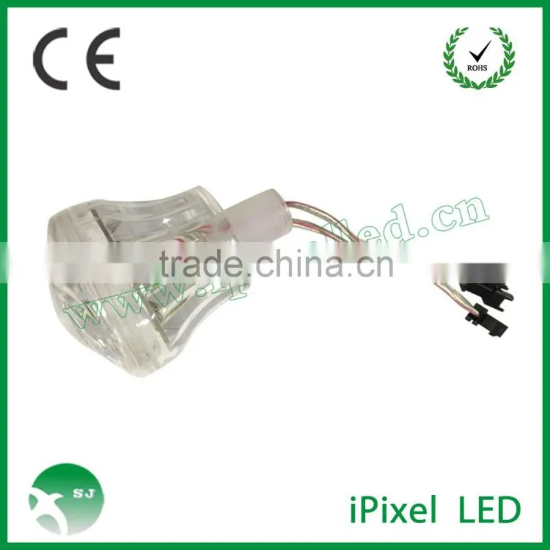 60mm cap rgb pixel led for amusement park rides
