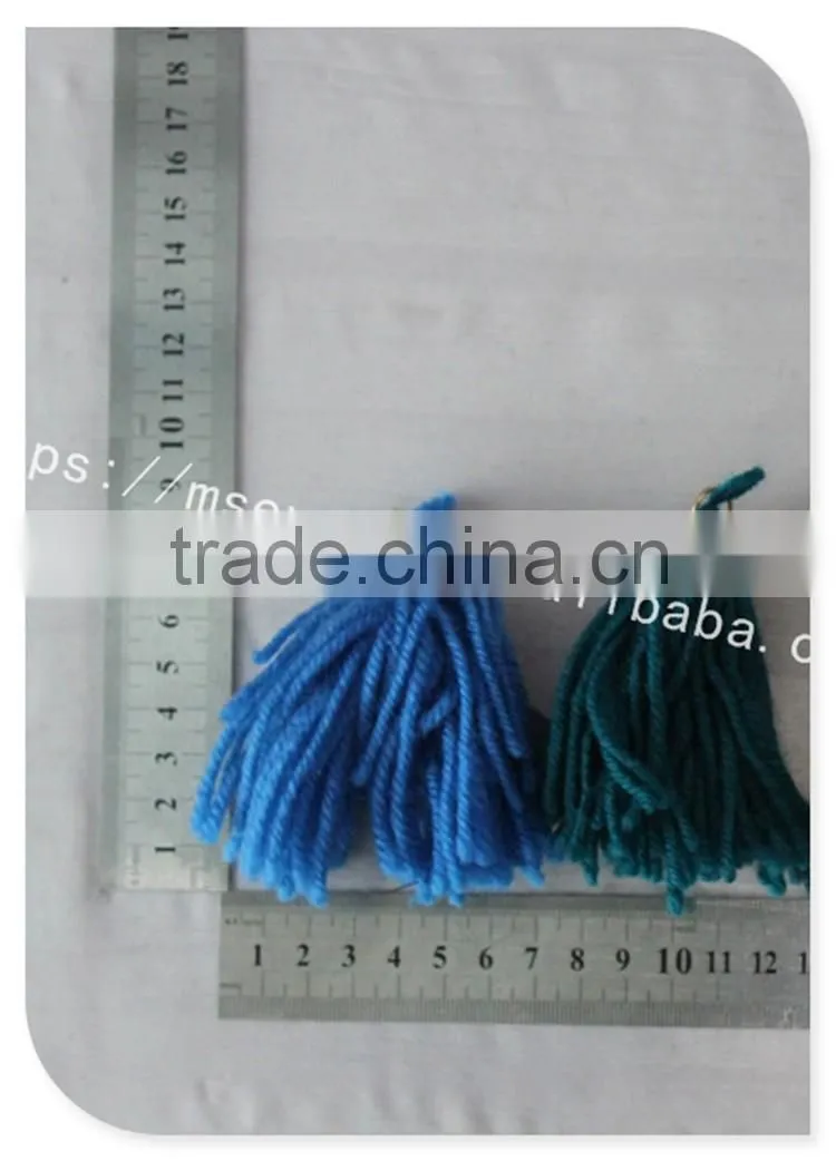 Good price customized size colors cotton fringe curtain wholesale