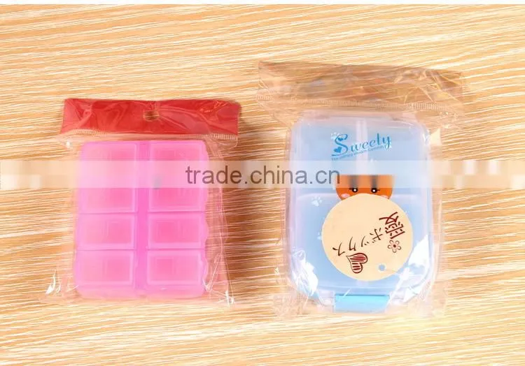 Top Grade Hot Selling Waterproof Plastic Pill Box With Lid