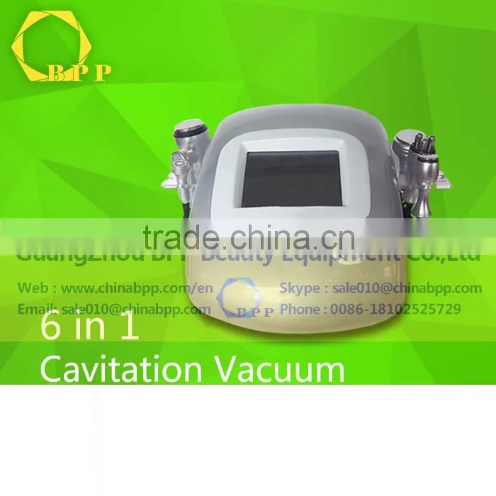 6 in 1 Ultrasonic cavitation slimming machine for facial redness treatment