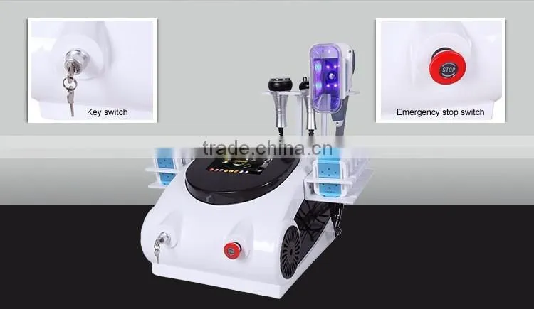 OEM ODM multifunctional RF vacuum fat freezing slimming machine with 40K cavitation llipoo laseer