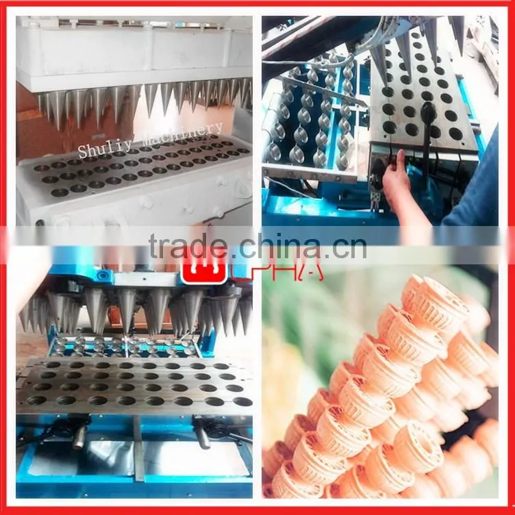 Ice cream cone wafer biscuit machine waffle cone machine
