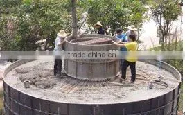Farm waste electric power anaerobic bioreactor