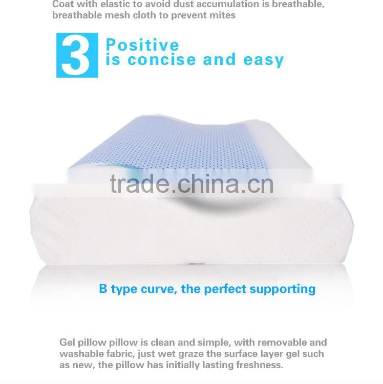 Memory Foam Cooling Gel Pillow Manufacturer