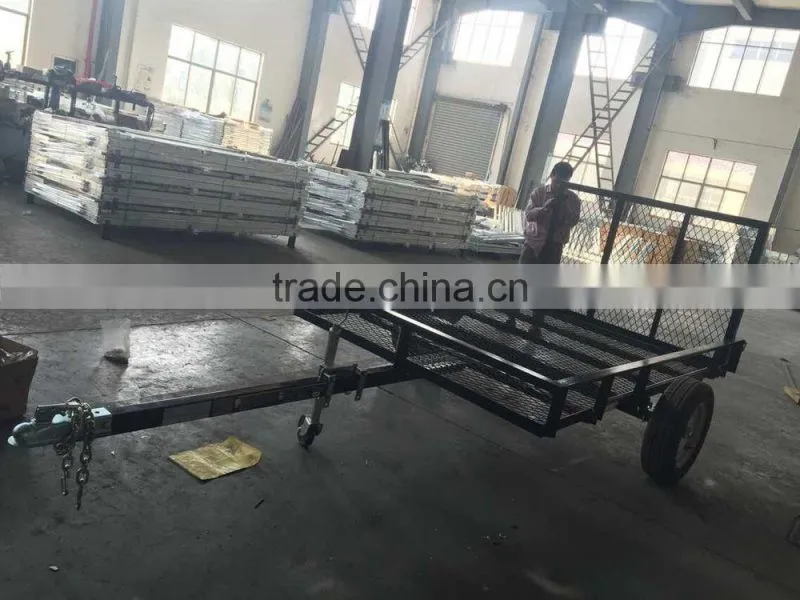 10x5 high quality power coated Landscape ATV trailers for sales