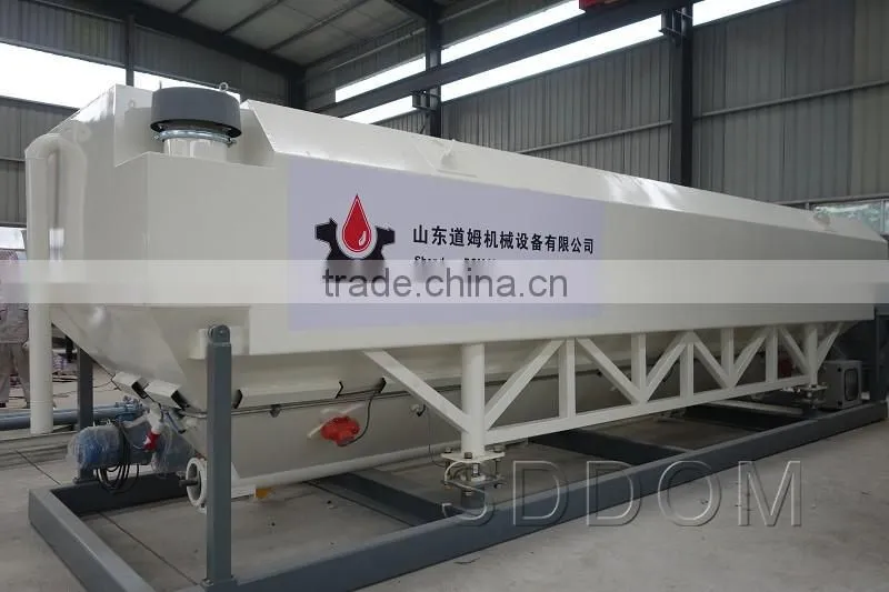 Environment friendly horizontal frame type cement silo