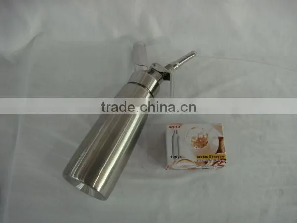 stainless steel cream whipper