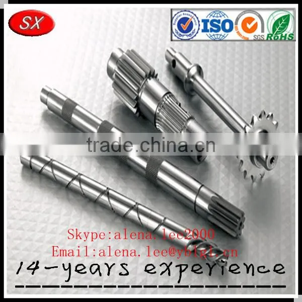 2014 Precision middle gear shafts,transmission shaft,gear shaft