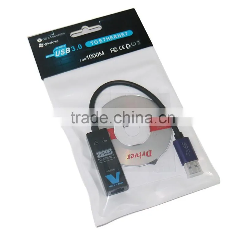 Voxlink NEW Fashion USB3.0 10/100/1000 Mbps Gigabit Ethernet Adapter