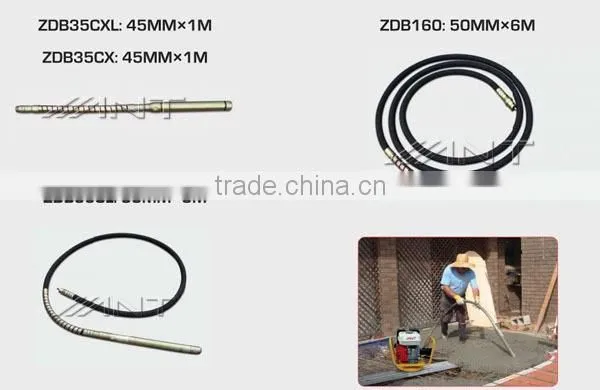 Hot sale construction gasoline engine backpack Concrete Vibrator ZDB35CXL