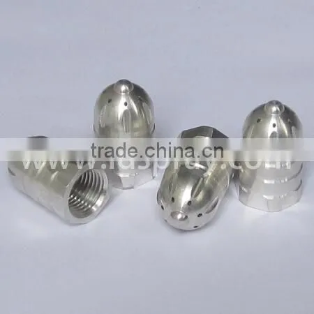 Female Round Stainless Steel SS or Alum blowing air nozzles with 7 grooves