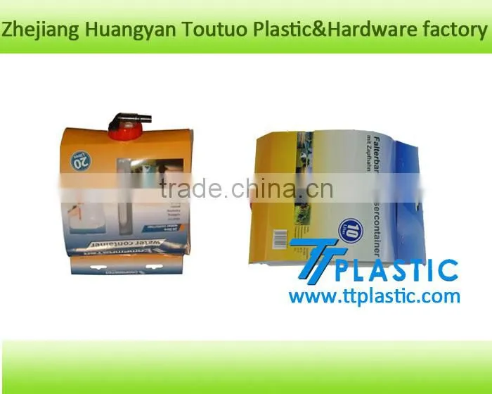 Outdoor camping water carrier cubic container food grade 15L