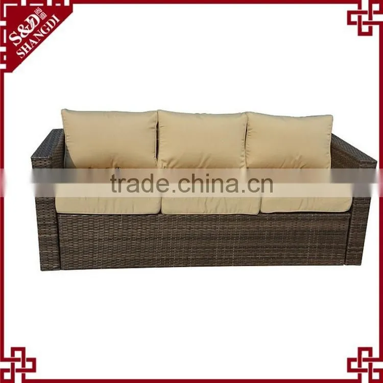 S&D garden furniture suppliers cheap rattan garden sofa