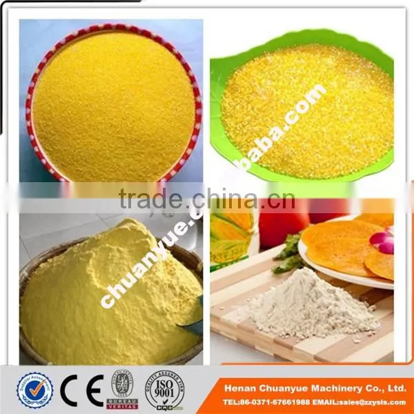 Low consumption 30TPD corn milling machine for corn grits and flour