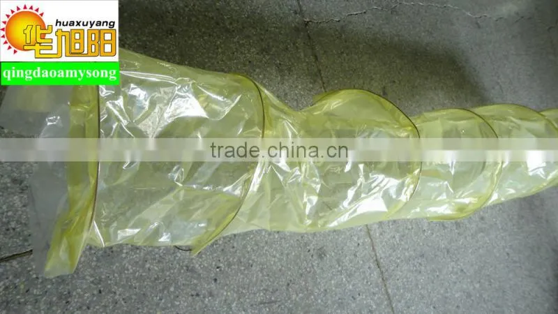PE plastic Greenhouse film with iron wire for vegetable used in garden