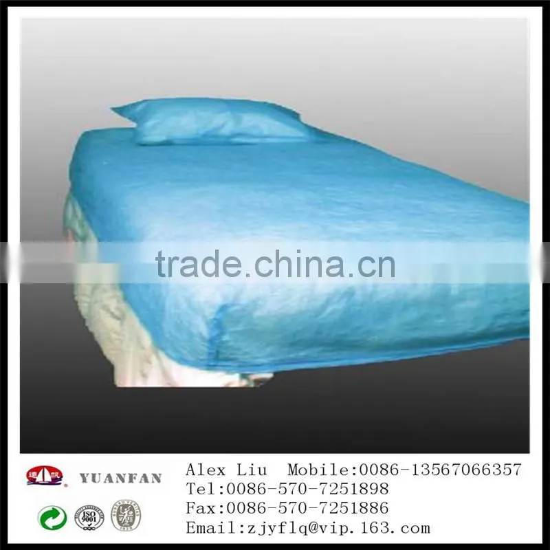 medical blue or white pp nonwoven bed sheet advantage is soft and easy to safety and health
