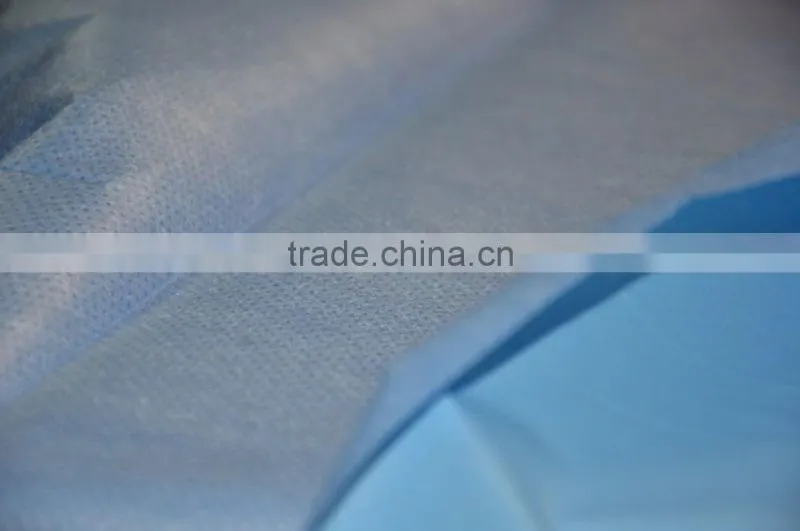 airlaid paper laminated PE film/