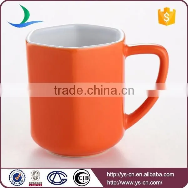 Wholesale different color glazed 12oz Ceramic drinking snack cup factory