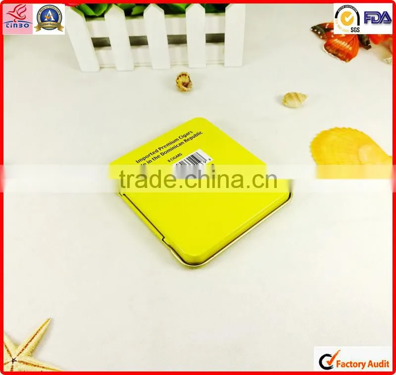 factory sale custom high quality cigar box tin