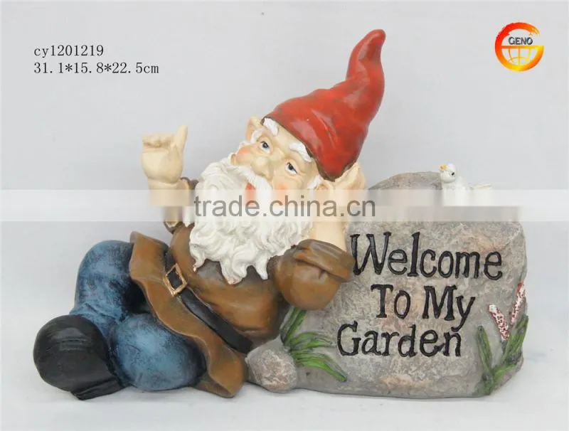 Wholesale decorative resin gnome