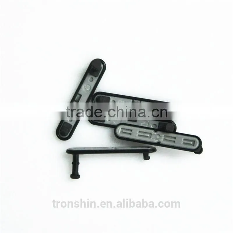 Waterproof side key button for electronics over-molding silicone rubber