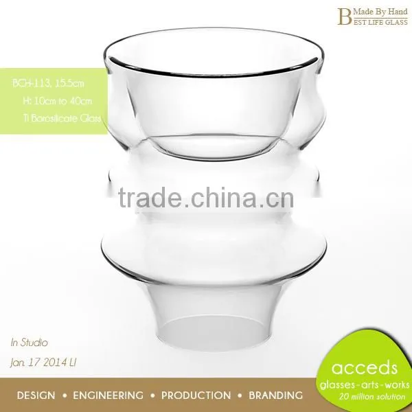 Wholesale Bulk Pyrex Glass Antique Candlestick Holder