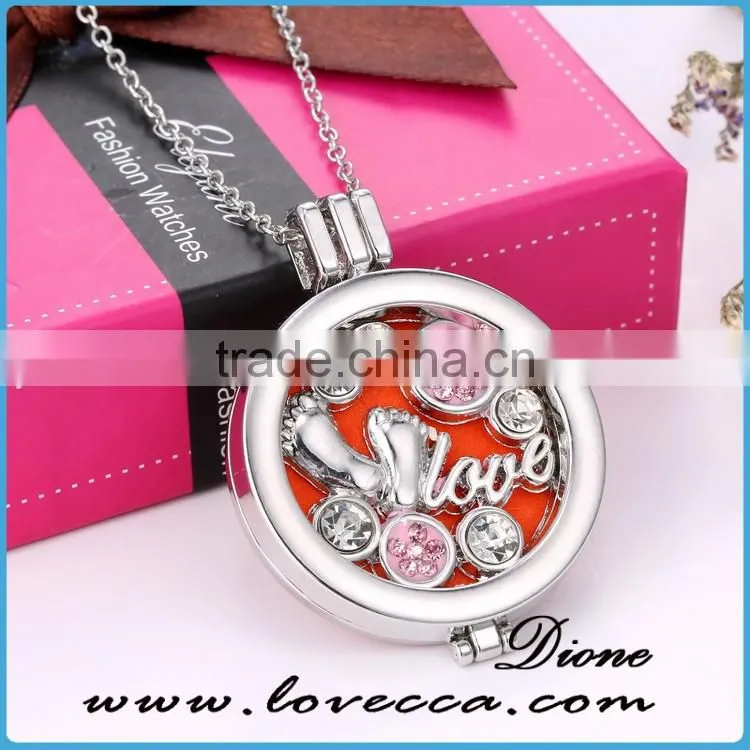 In Stock Hot Sale Fashion Diffuser Locket Perfume Locket Necklace