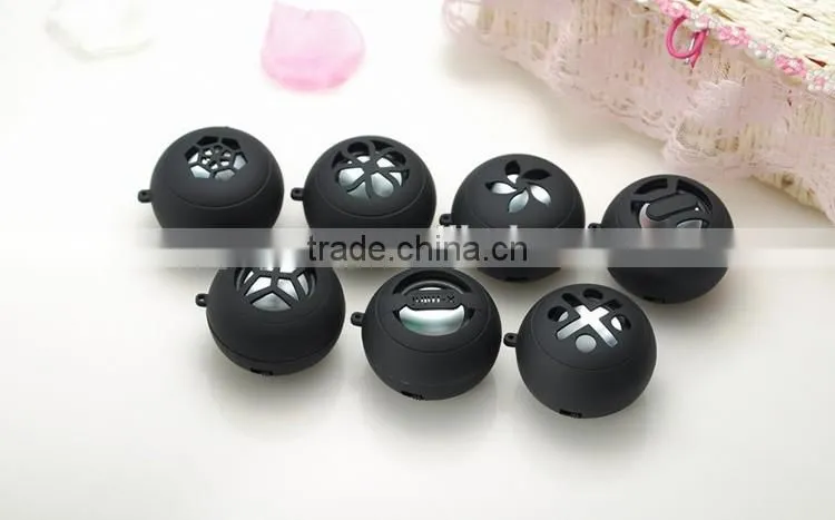 New gadget Christmas promotion gift portable laptop mini hamburger speaker