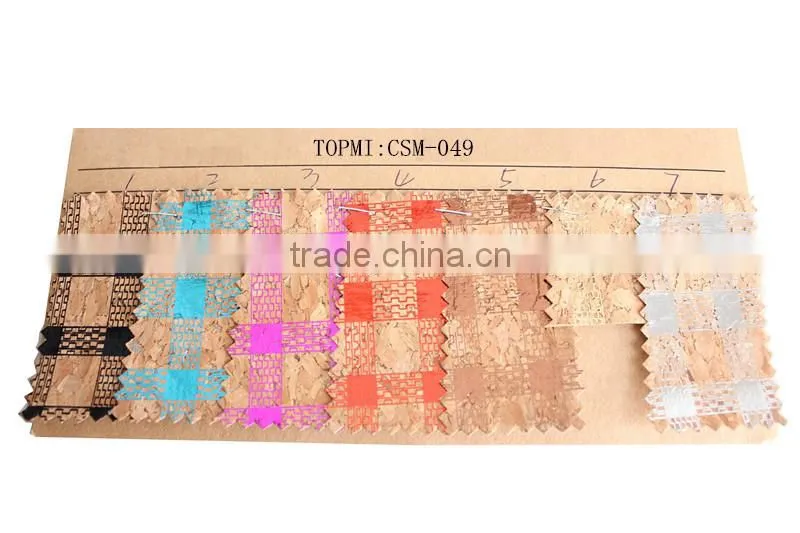2015 new type high quality cork shoes material