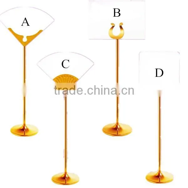 004 series NO SMOKING table number holders/table number stands for hotel lobby,public places