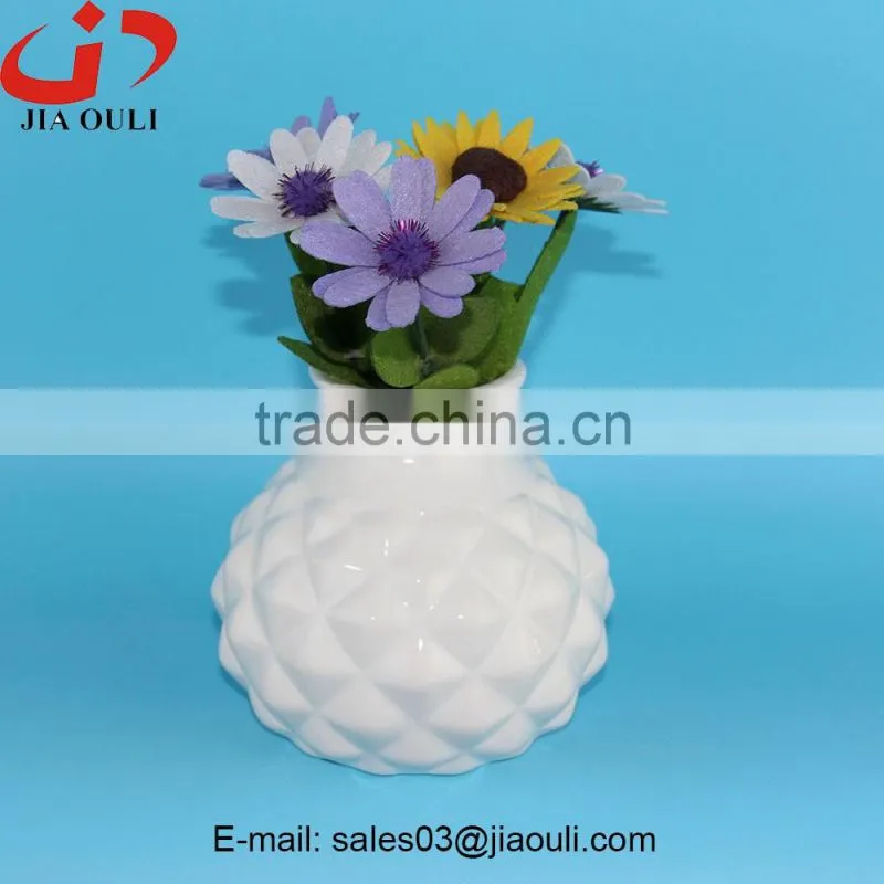 Plating ceramic Decorative vases gold home decoration