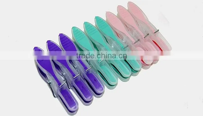 Promotional and hot selling new style colored plastic TPR laundry clothes peg