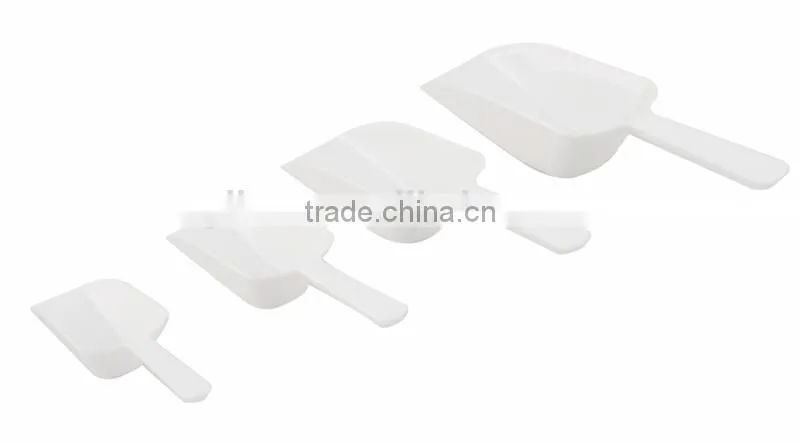 Cheap PS Customized LOGO 4 PK Plastic Ice Bucket Scoop