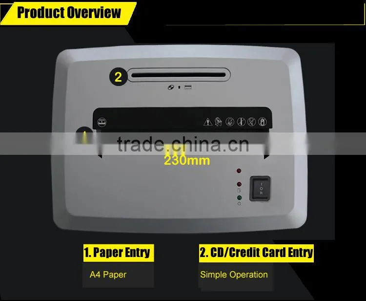 office A4 10sheets paper shredder machine GS