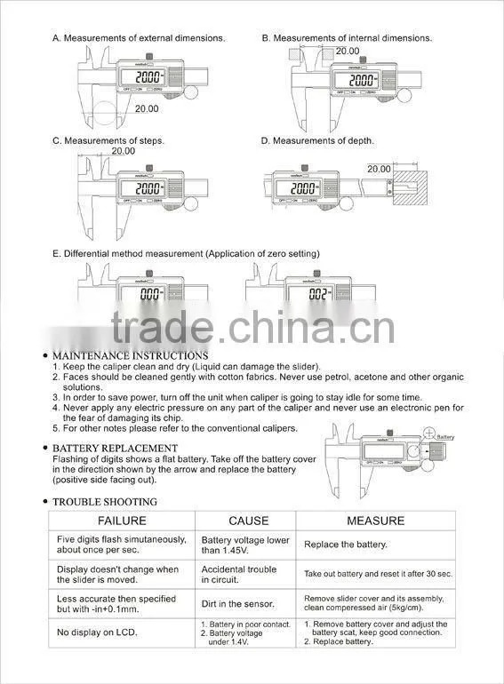 150mm Digital Vernier Caliper Data Cable in india