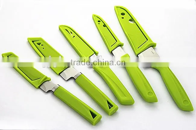 Pocket knife multi tool for travel,fruit knife with cover D-084B