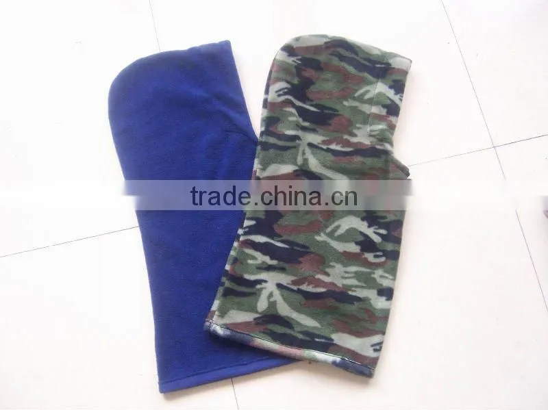 sport winter 100% polyester balaclava hood army colourful motorcycle polar fleece balaclava wear as scarf & hat