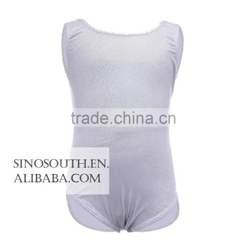2017 New arrival thong gymnastics leotard fabric Shiny Leotards for girls