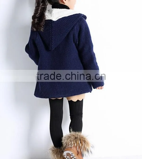 2015 New Fashion Models For Kids Hooded Cardigan Sweaters