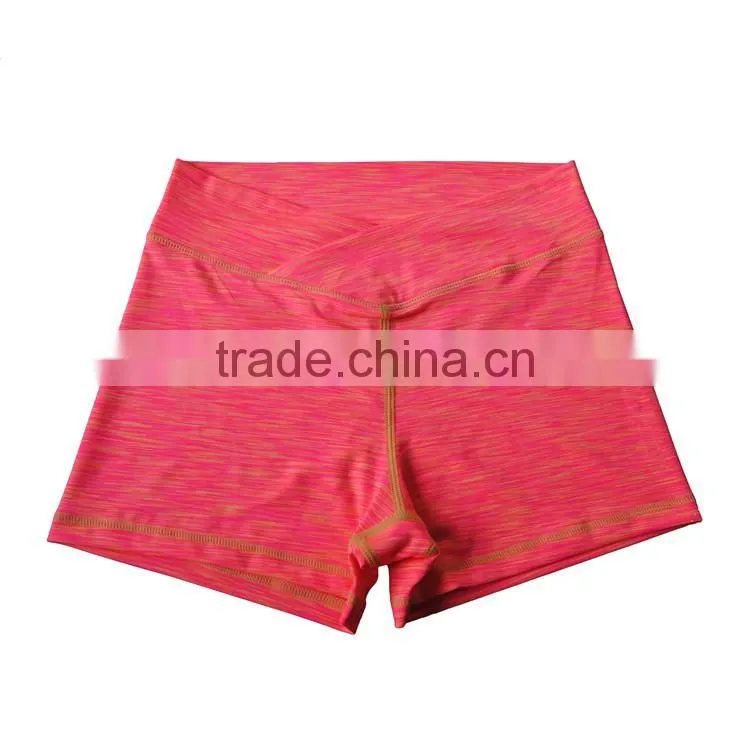 2016 Newest Yoga Shorts Design High Quality Colorful Sports Yoga Women Shorts