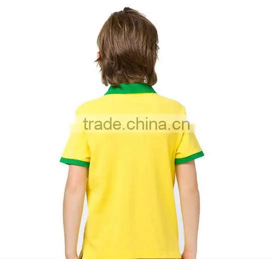 cheap blank customize short sleeve polo shirts for kid