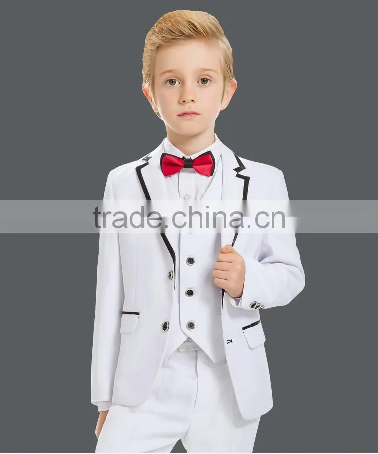ELPA NXB0041 designer slimming wholesale black 3 piece kids boys suits