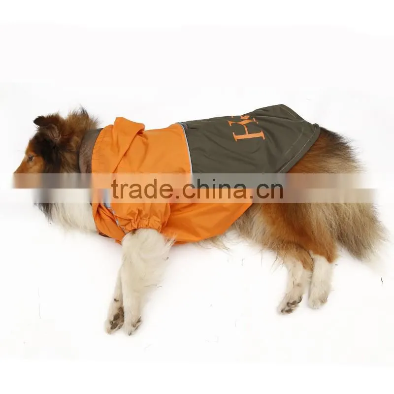 Redhill Pet Raincoat Waterproof large Dog Raincoat for sale